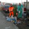 RACCOLTA FOGLIE E RIFIUTI IN VIA PRENESTINA E IN QUARTIERE